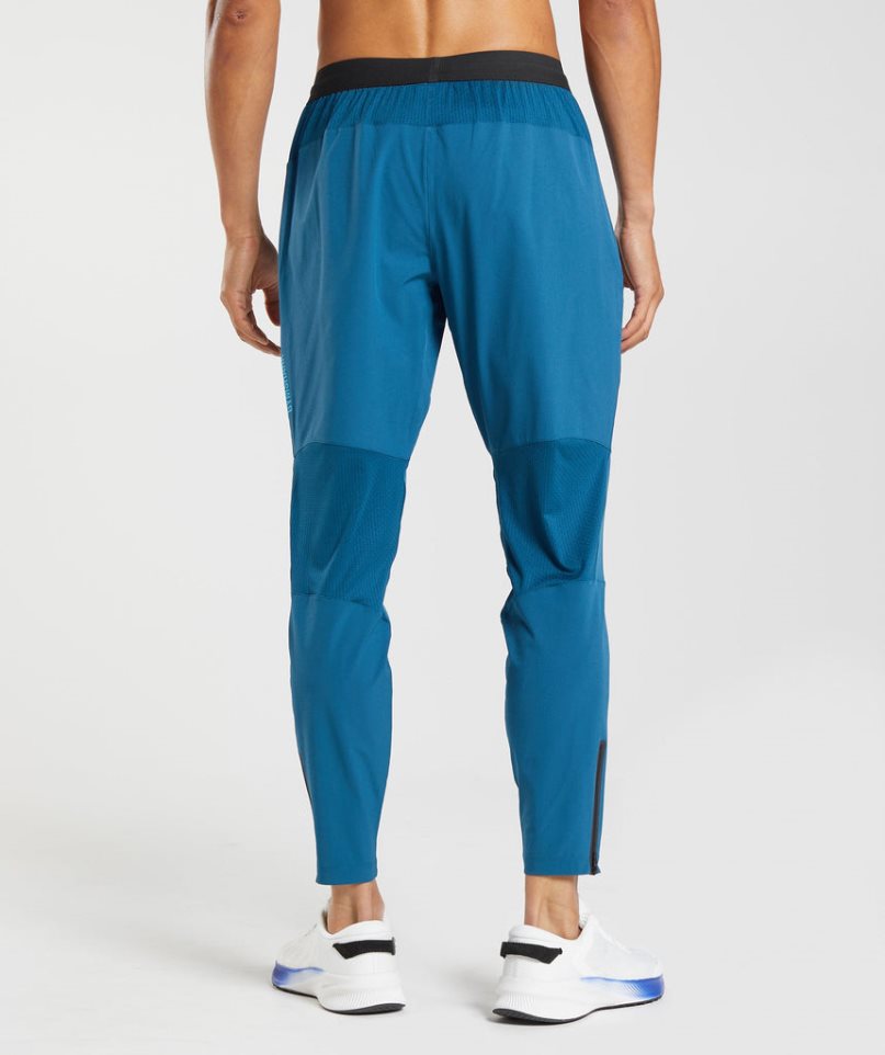 Men's Gymshark Hybrid Woven Jogger Blue | NZ 8DTNZG